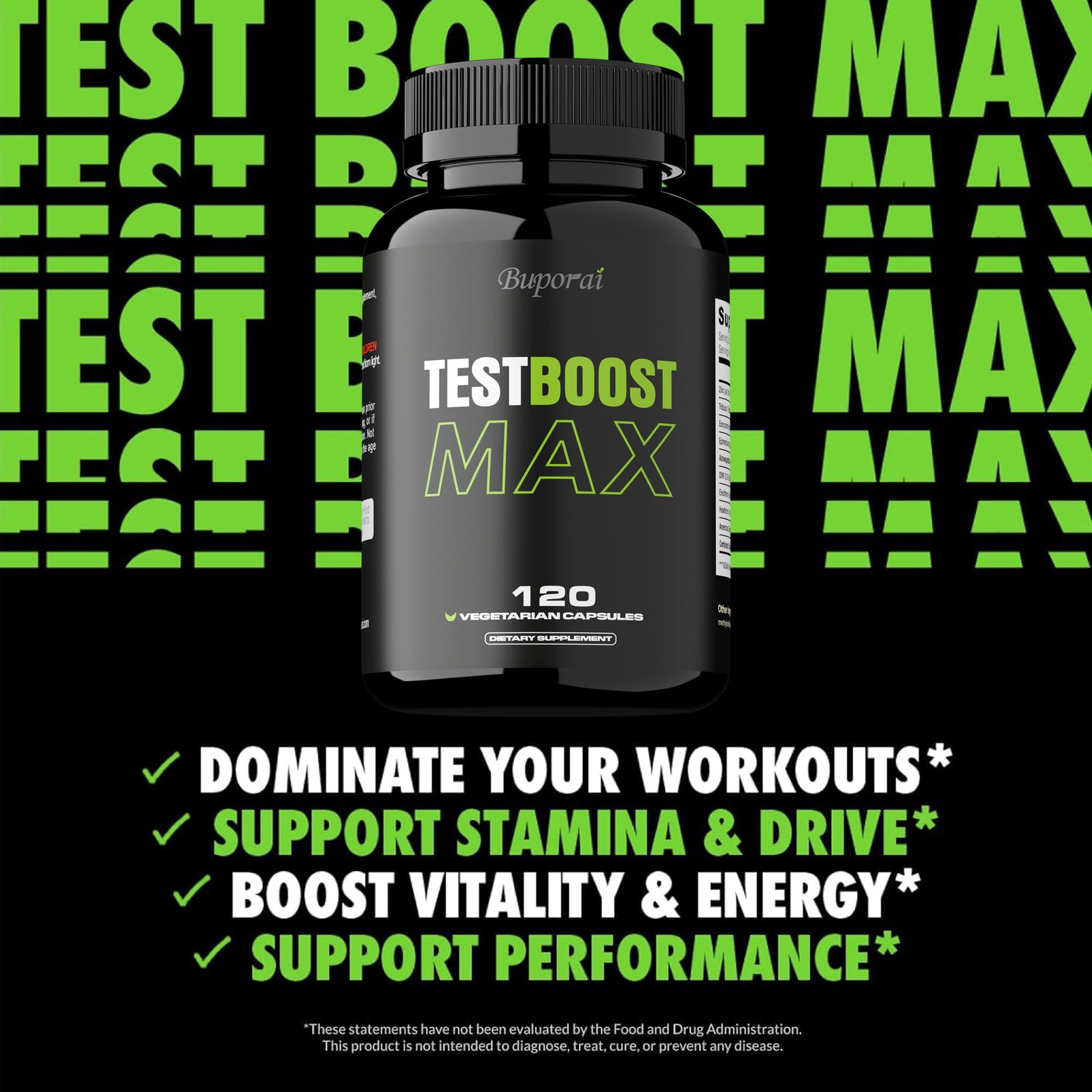 Test Boost Max 240pcs – Increase Muscle Strength, Boost Energy,Enhance Endurance