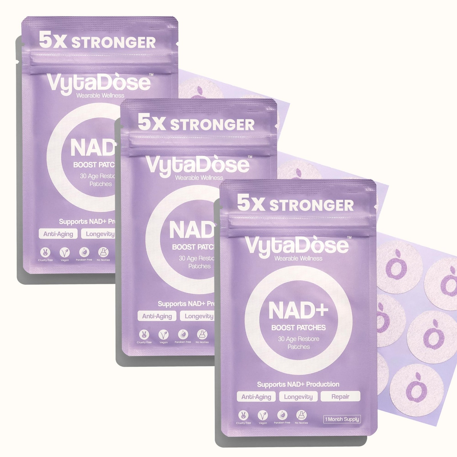 Vytadose Premium High Dose Nad For Women And Men 5X – A Kind Of Nad Patch For