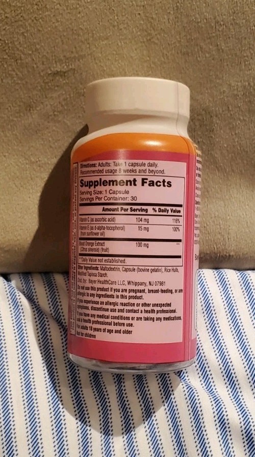 One A Day Skin Radiance Support Skin Hydration Glow W/ Blood Orange Extract