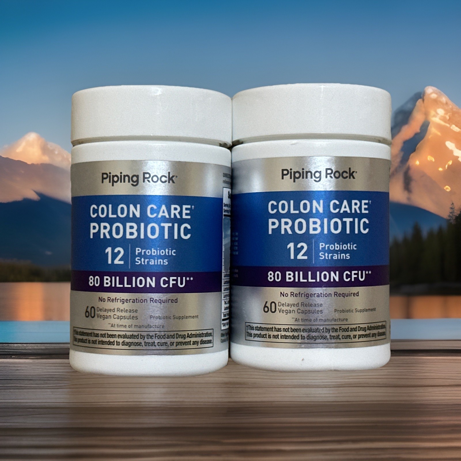 2 Bottles x Colon Care Probiotic 80 Billion CFU 60 Cap NEW 4/27