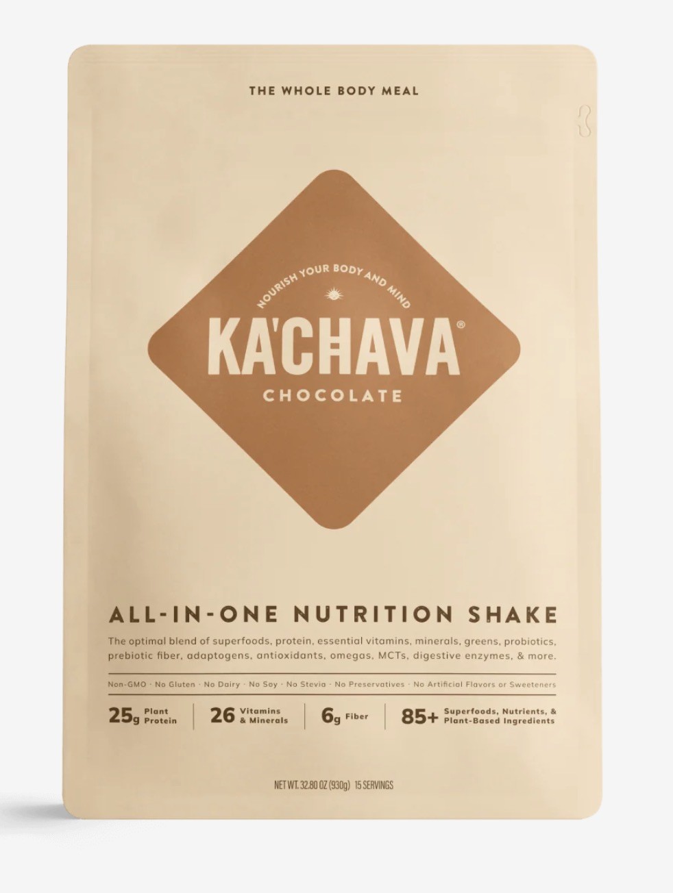 Kachava Vanilla & Chocolate Shakes THE WHOLE BODY MEAL 32.8 Oz 15 servings