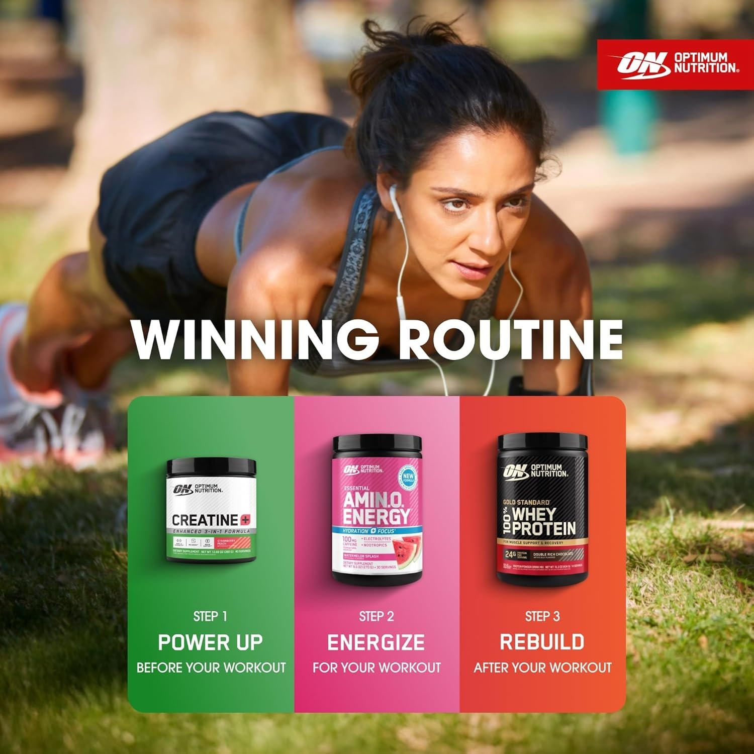 Creatine Monohydrate Plus Powder, Strawberry Peach Flavored Creatine Performa…