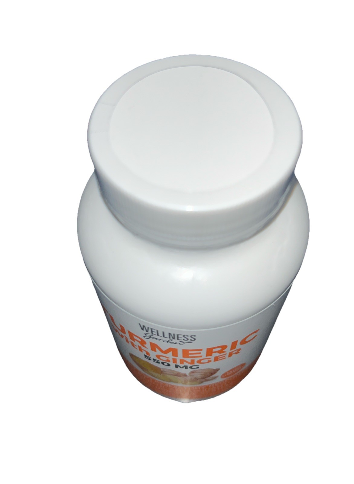 WELLNESS GARDEN TURMERIC W/ GINGER CAPSULES – 550mg/SERVING 90 CAPS -EXP 07/2028