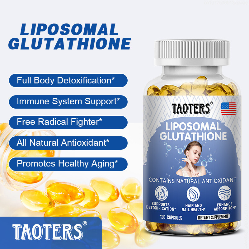 Liposomal Glutathione Pure Reduced L-Glutathione Anti Aging Skin Whitening Detox