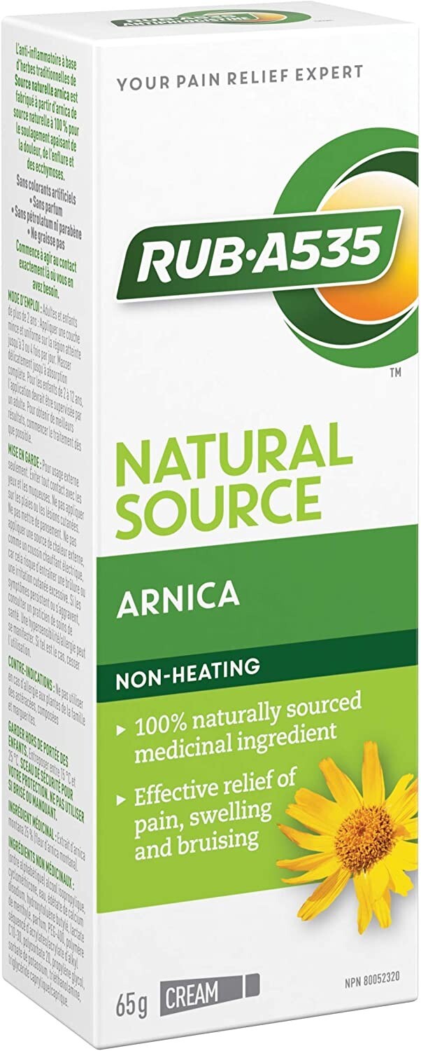 RUB·A535 Natural Source Arnica Cream, 65g