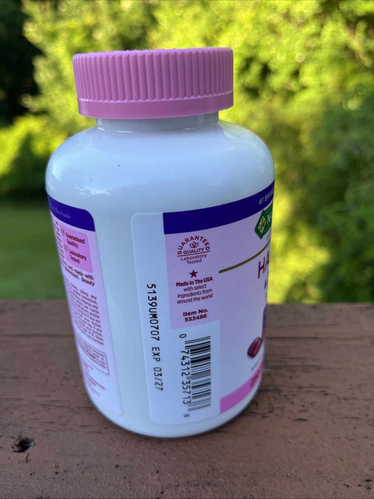 Nature’s Bounty Hair, Skin & Nails 250 Soft gels Extra Strength 5000 mcg Biotin