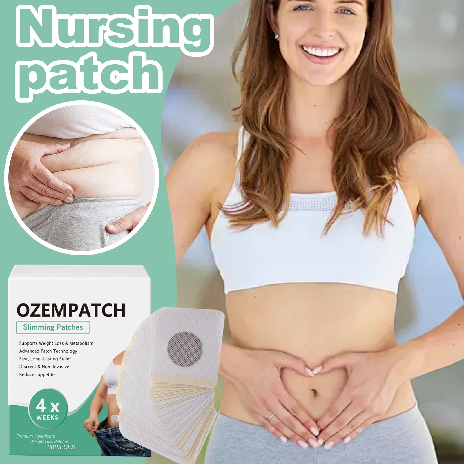 Ozempatch – Slimming Patches for Women, Support Weight Loss & Metabolism
