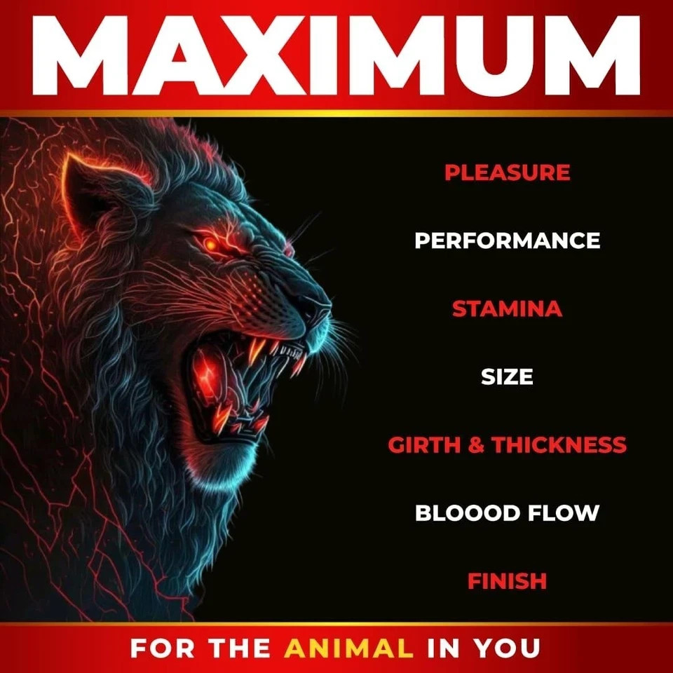 ERUPTION Male Performance Support – Energy, Stamina & Vitality Formula