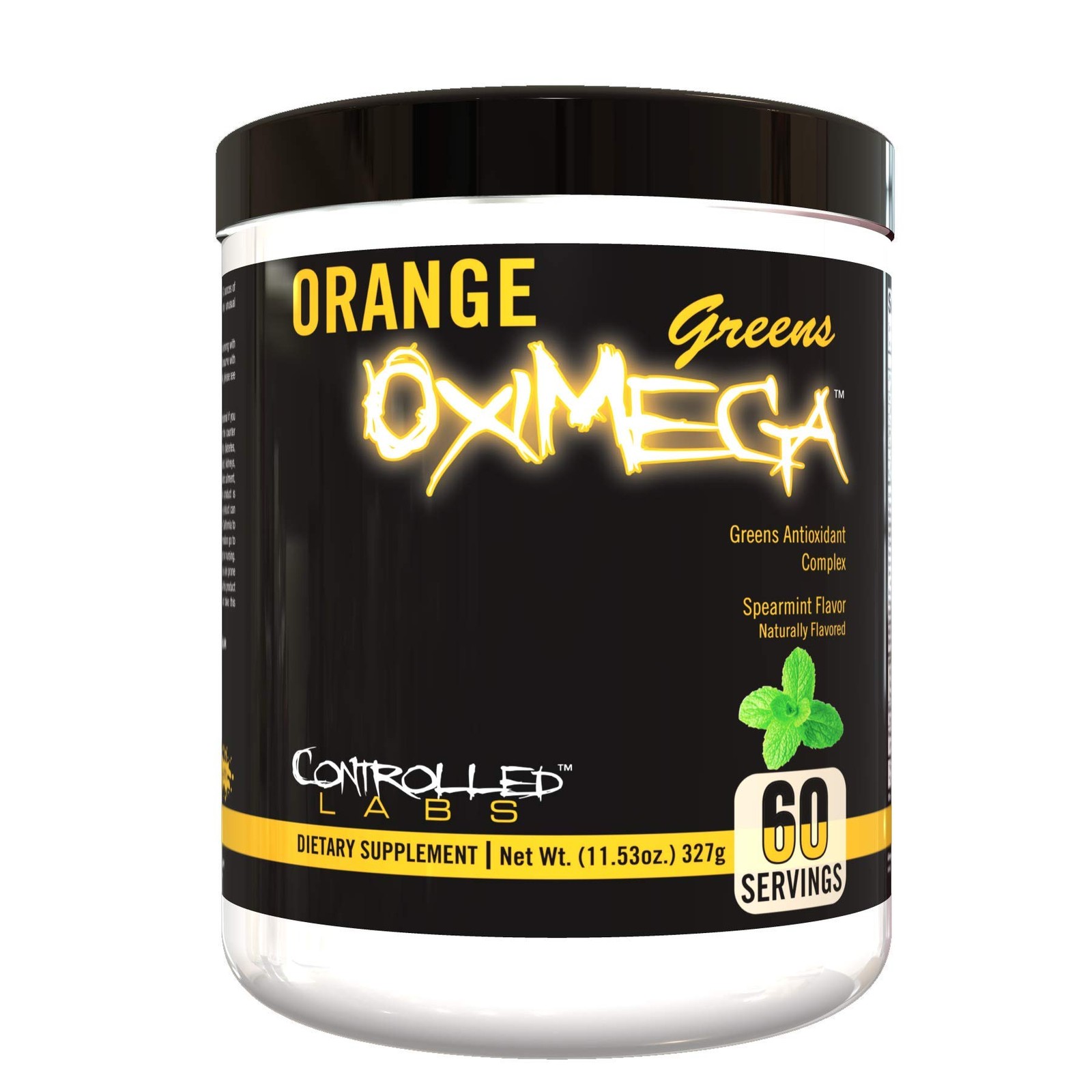 Orange OxiMega Greens Spearmint — 0.72 lb