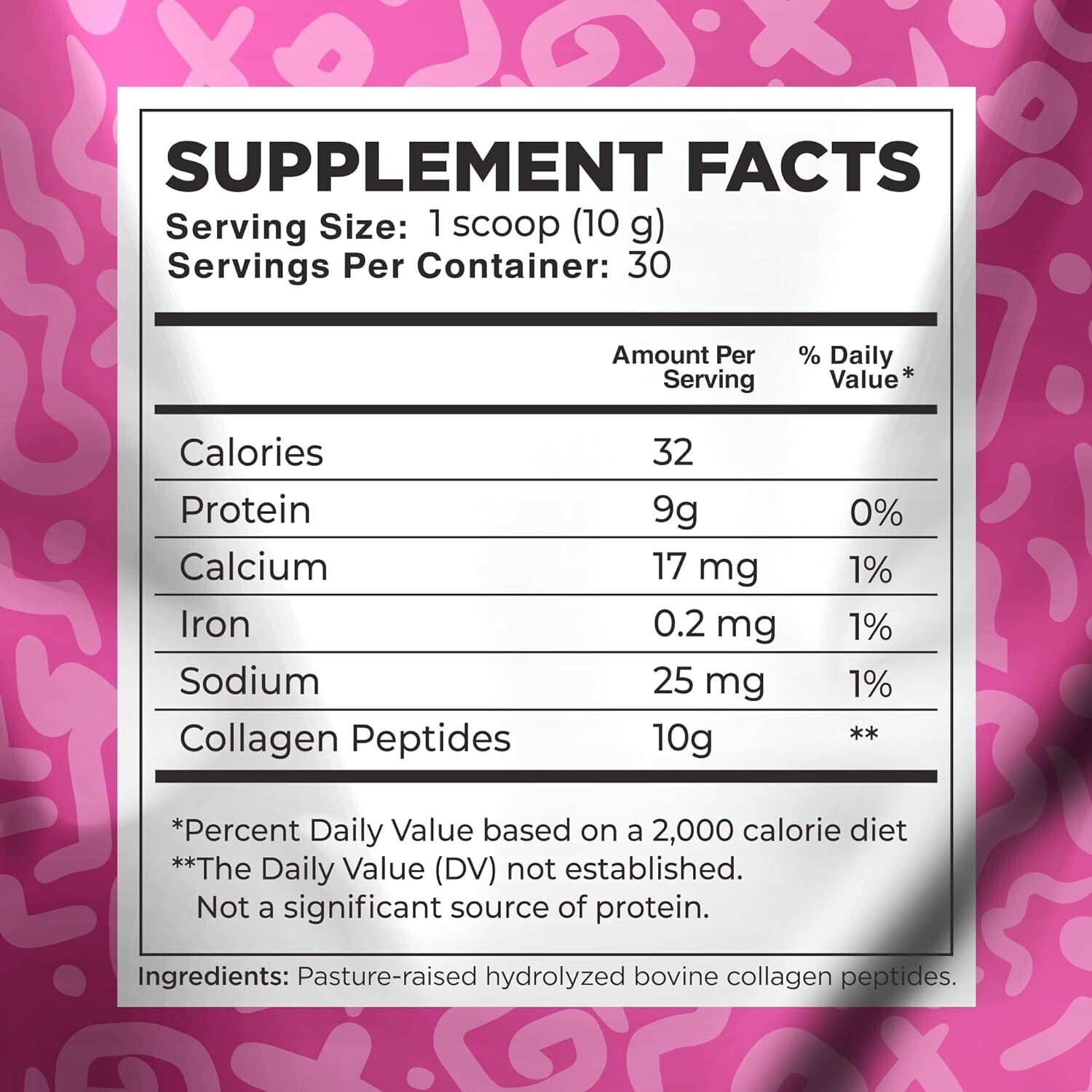 Collagen Peptides Powder for Women Hydrolyzed Collagen Protein Types I&III 10 oz