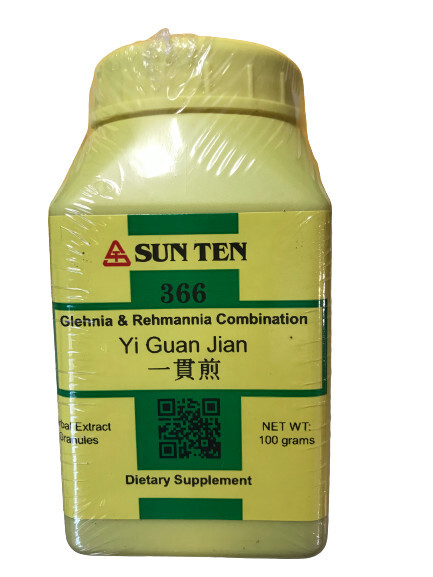 Sun Ten – Glehnia & Rehmannia Combination, 100gm Granules / Yi Guan Jian / 一貫煎