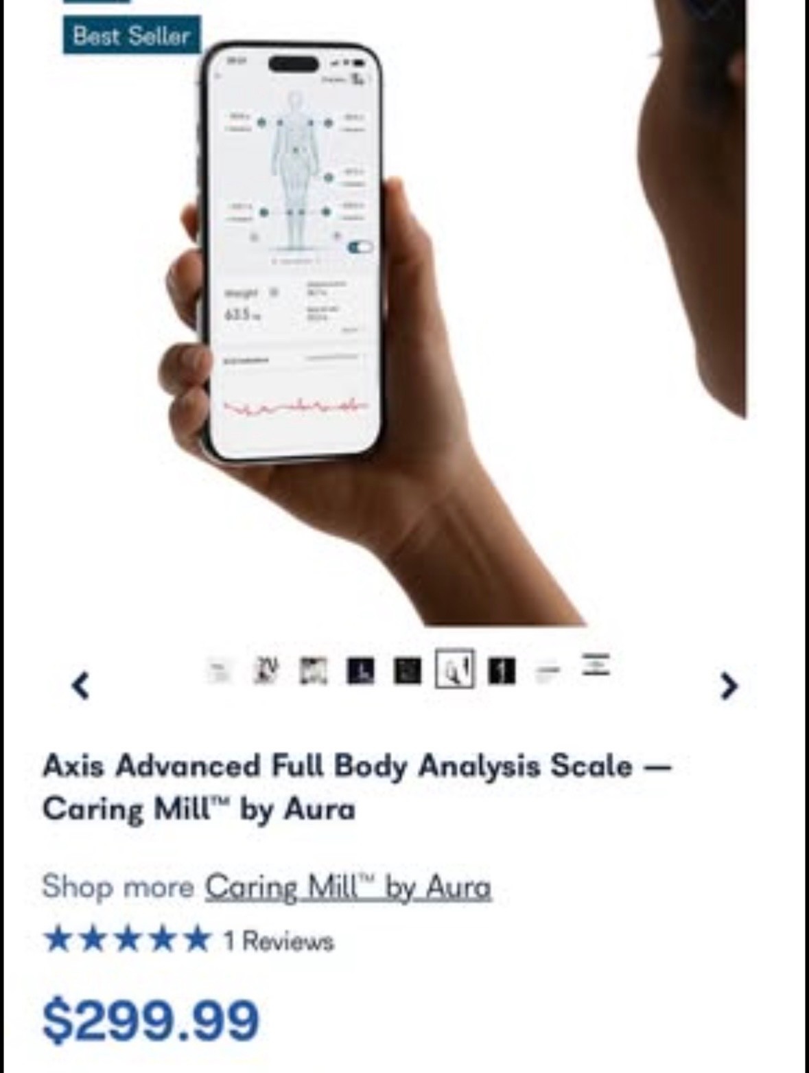 Axis Advanced Full Body Analysis Scale – Caring Mill™ by Aura