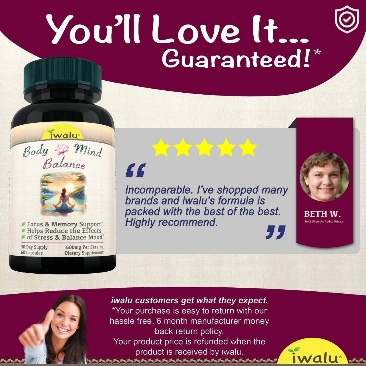 Serotonin and Dopamine Supplements – Nerve Calming Cortisol Reducer & Adaptogens