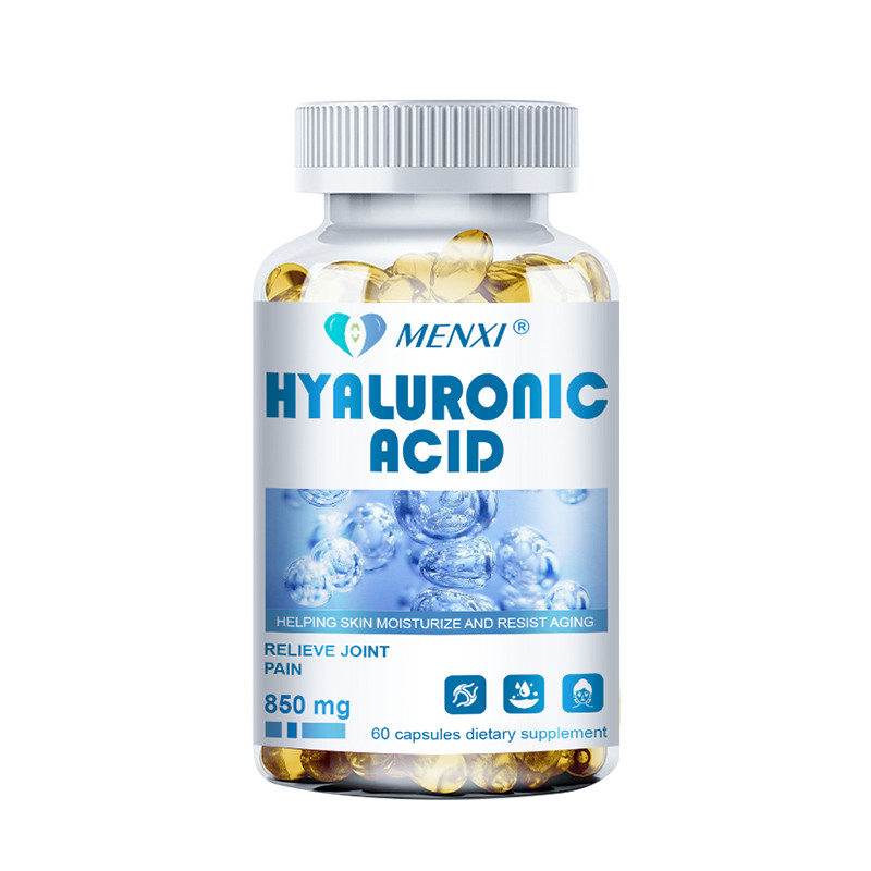 3 Packs Hyaluronic Acid Capsules 120mg Support Healthy Skin Help Reduce Wrinkles