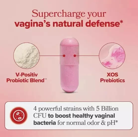 3 PACK URO O Positiv Vaginal Probiotics for Women pH Balance w/ Prebiotic 180 ct