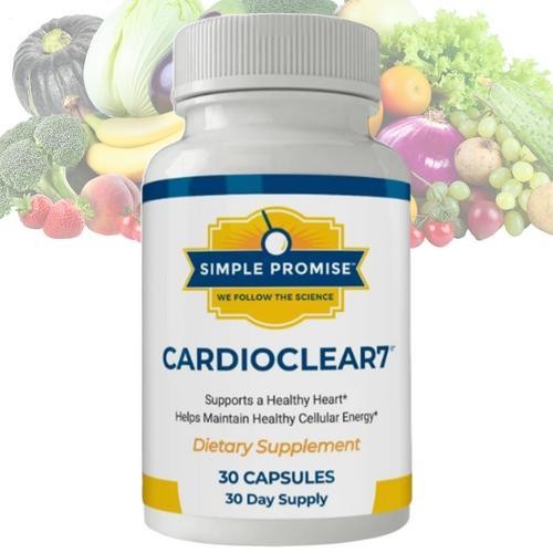 Cardio Clear 7 – 30 Capsules New/Sealed Exp 9/2026 Free Shipping!