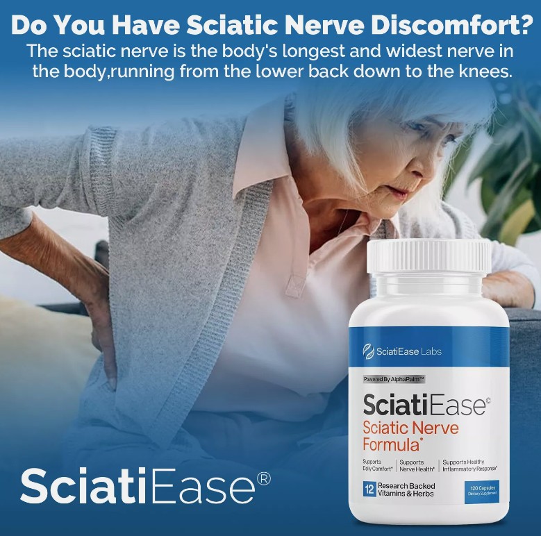 3 Pack SciatiEase Labs Sciati 120 Sciatic Nerve Formula Ease NEW Cap !