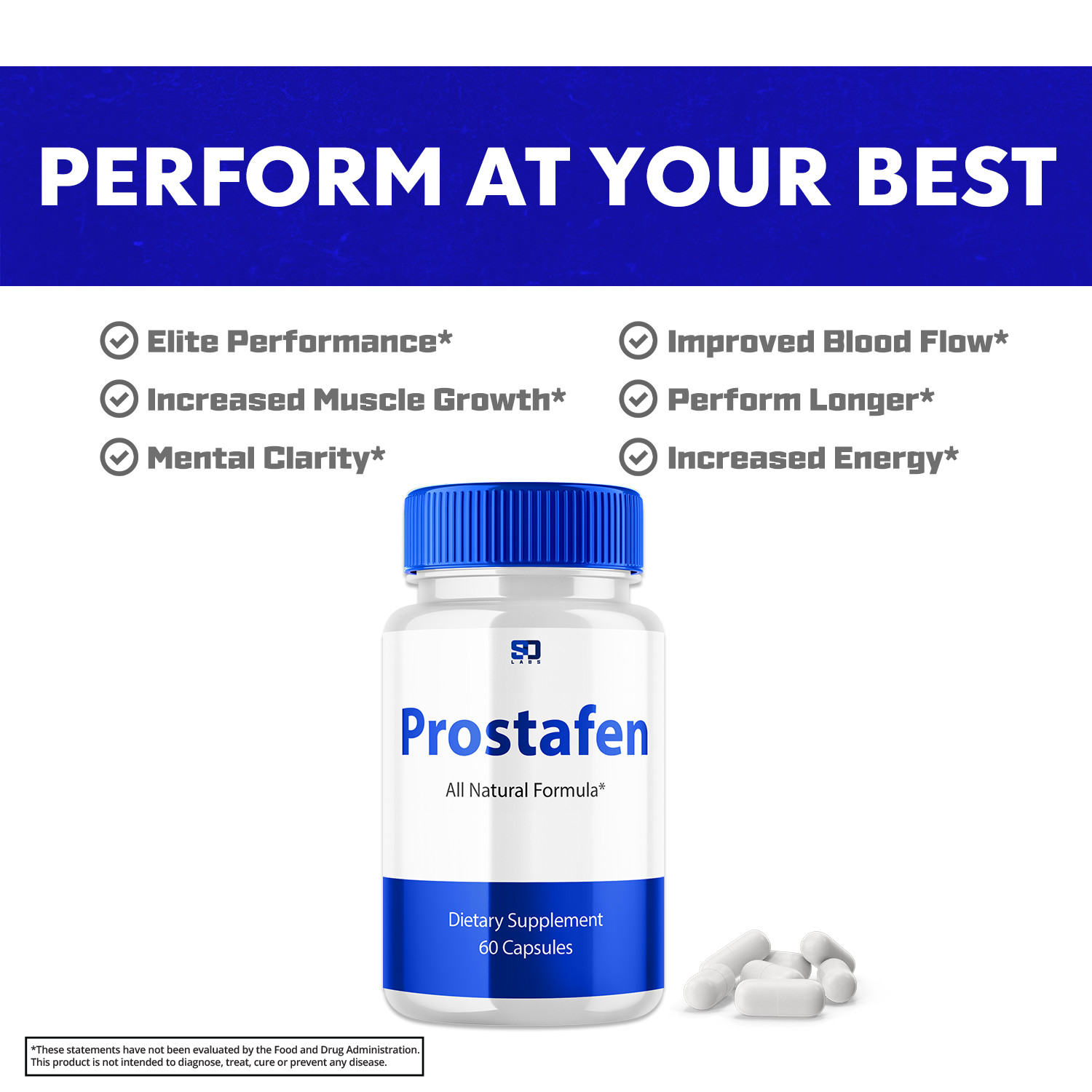 Prostafen – Men’s Wellness, Energy, Vitality, and Muscle Support (3 Pack)
