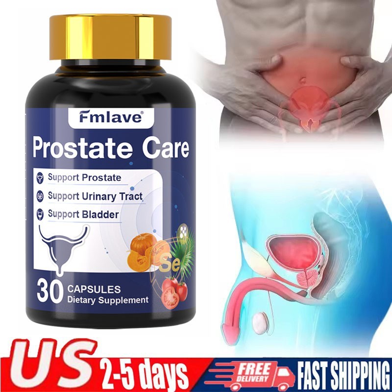 (2 Pack) Prostate Support – Reduce Frequent Urination, Stamina supplement 60ct