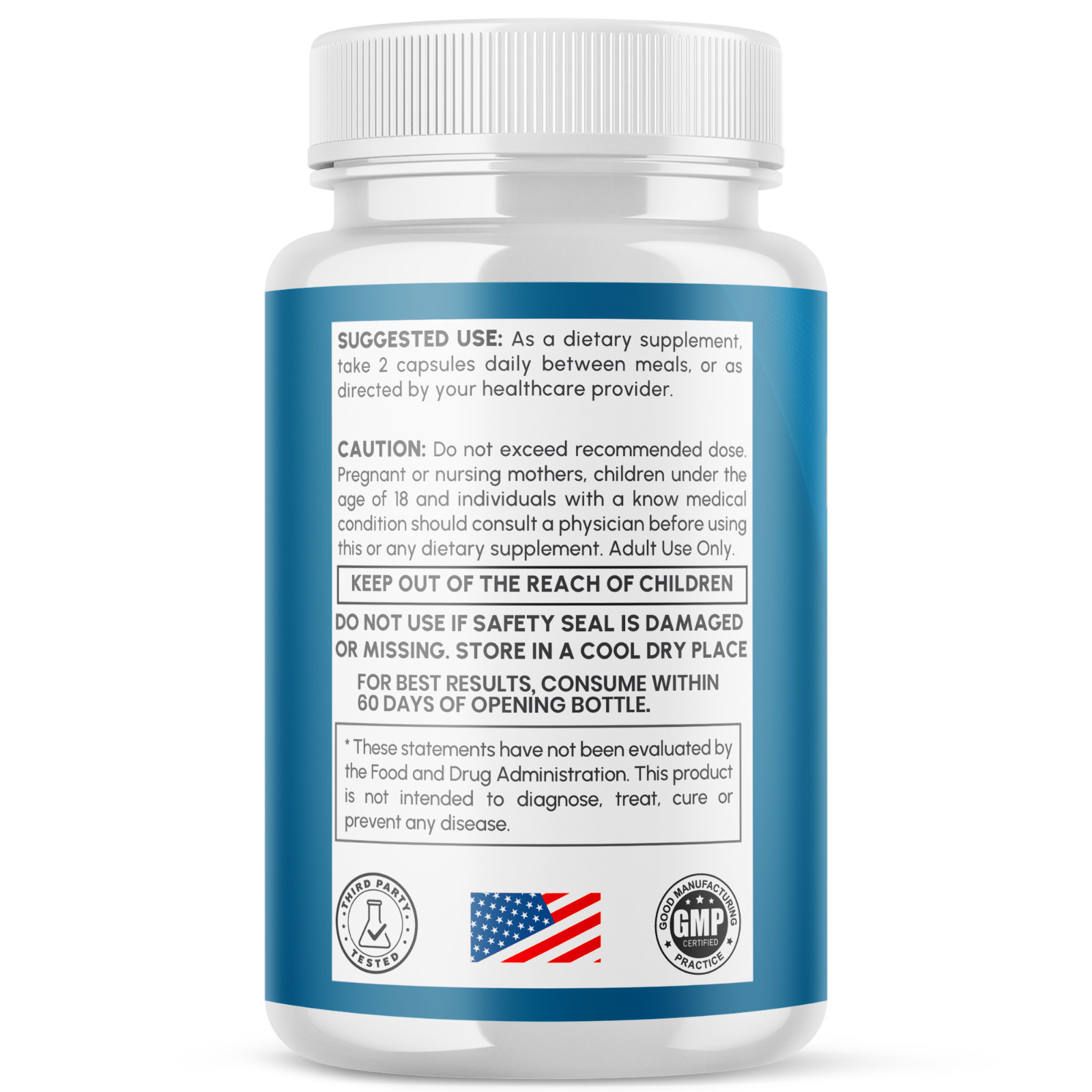 (2 Pack) Nerve Ease Advanced Nerve Support Strength Formula NerveEase 120 Caps