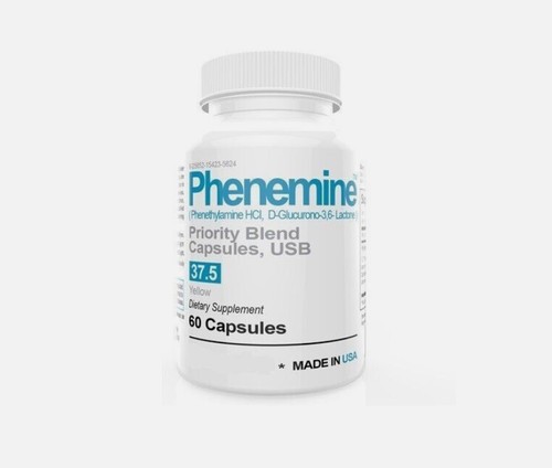 (1 Bottle) Phen 37.5 Strong Fat Burner Weight Loss Capsules 60 Capsules