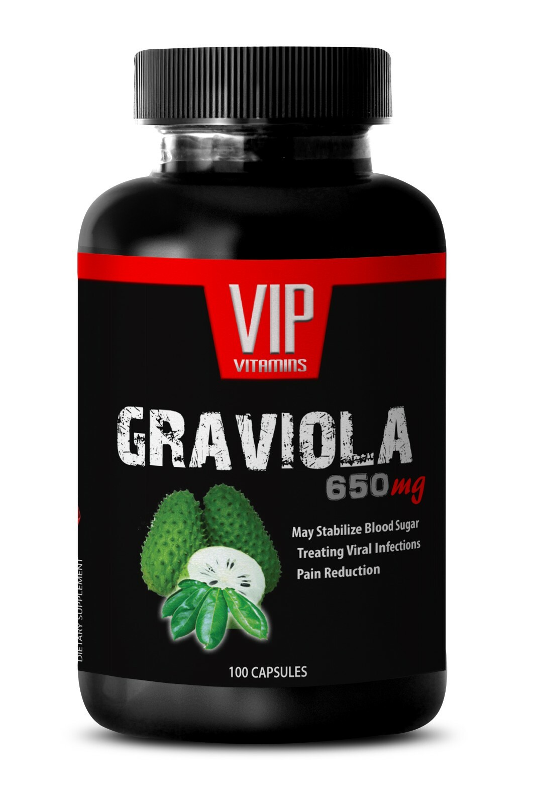 Anamu Supplement Anti Inflamatory GRAVIOLA EXTRACT 650mg – 1 Bottle 100 Cap
