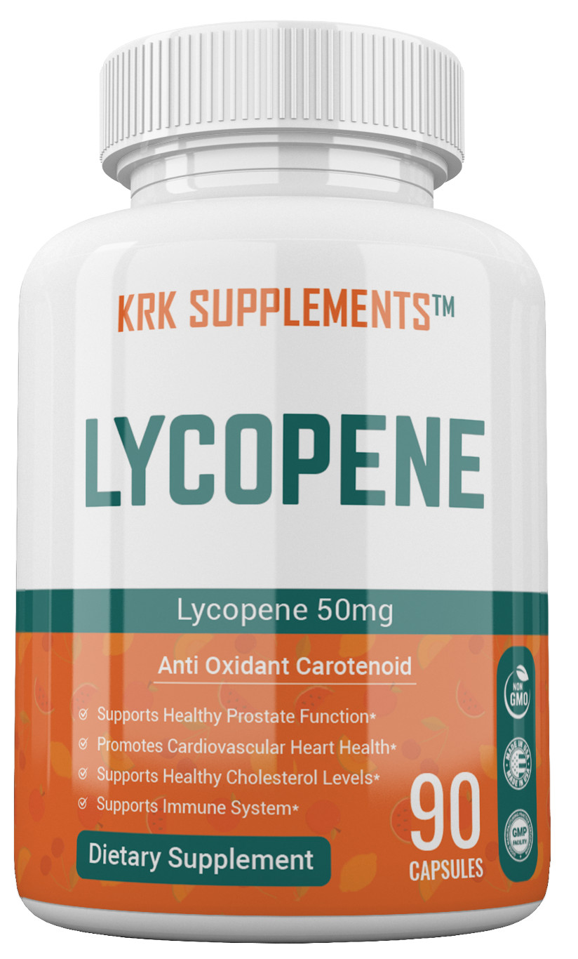 1 Lycopene 50mg Prostate Support Health Supplement