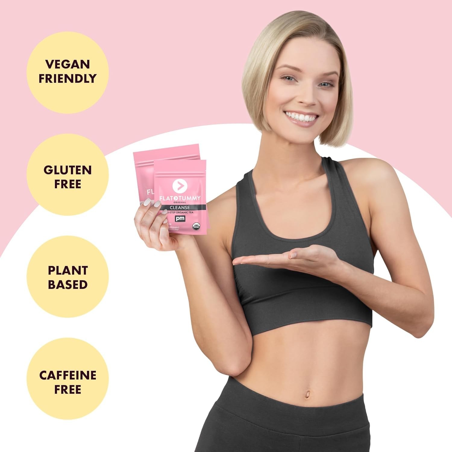 2-Step Detox Tea Program for Boosting Energy & Reducing Bloating – 1.45 oz