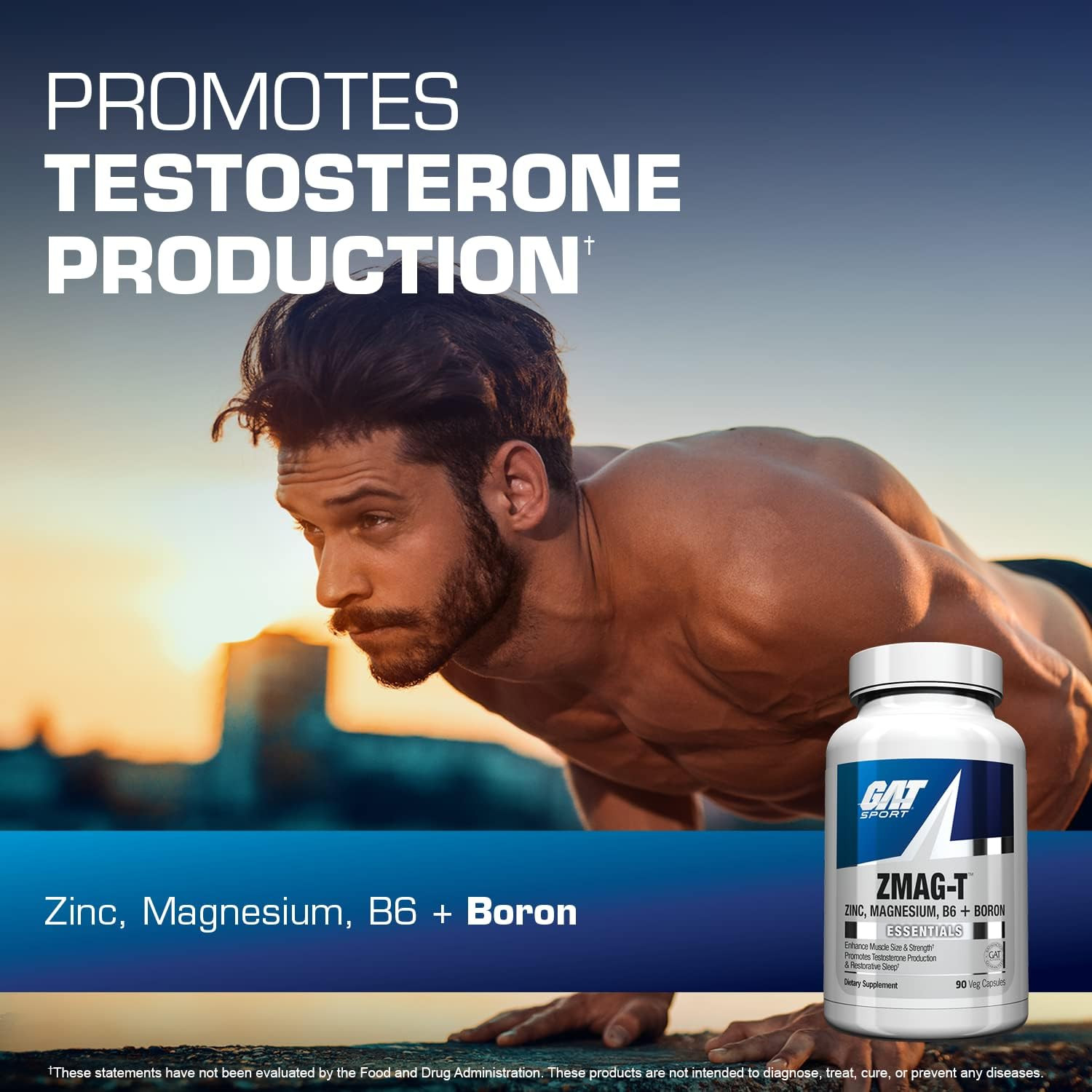 Essentials ZMAG-T Zinc, Magnesium, B6 + Boron, 90 Veg Capsules