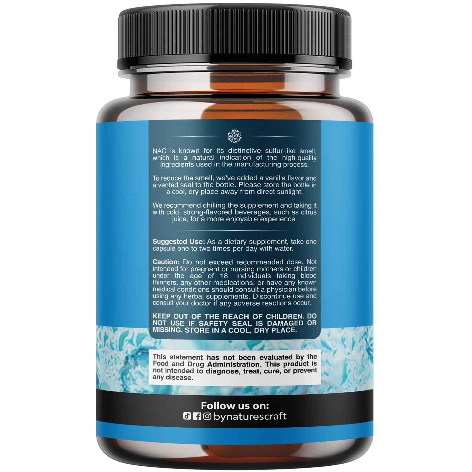 NAC Supplement N-Acetyl Cysteine 600mg – Potent Vegan High Absorption 180ct