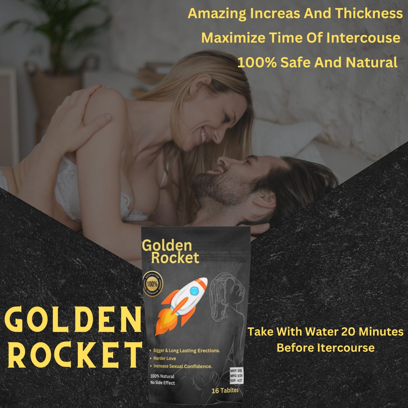 New 10 Powerful Capsules Works In 10 Minutes. 100% Money Back Guaranteed 16 Tab