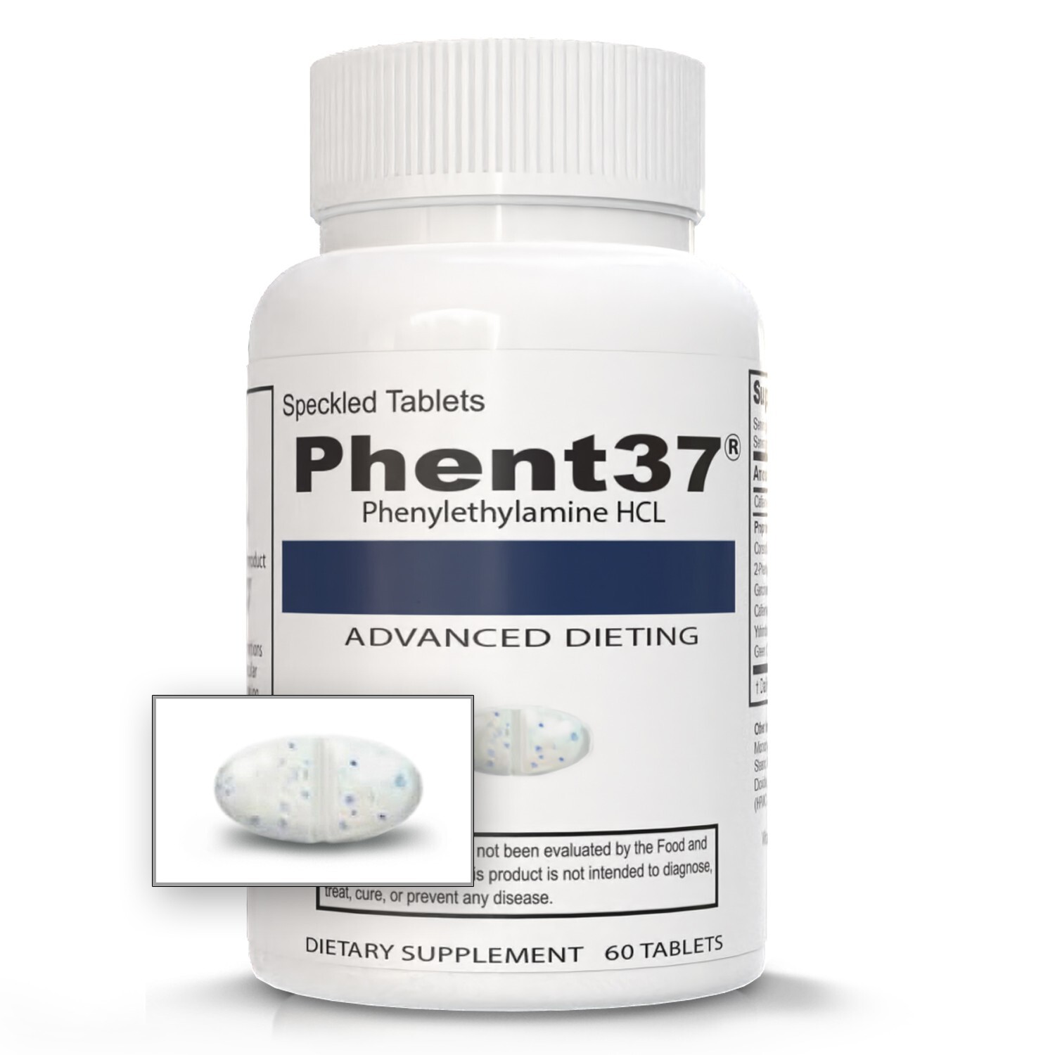 Phent37 – Speckled Tablets Appetite Control, Fat Burner Phenylethylamine Energy