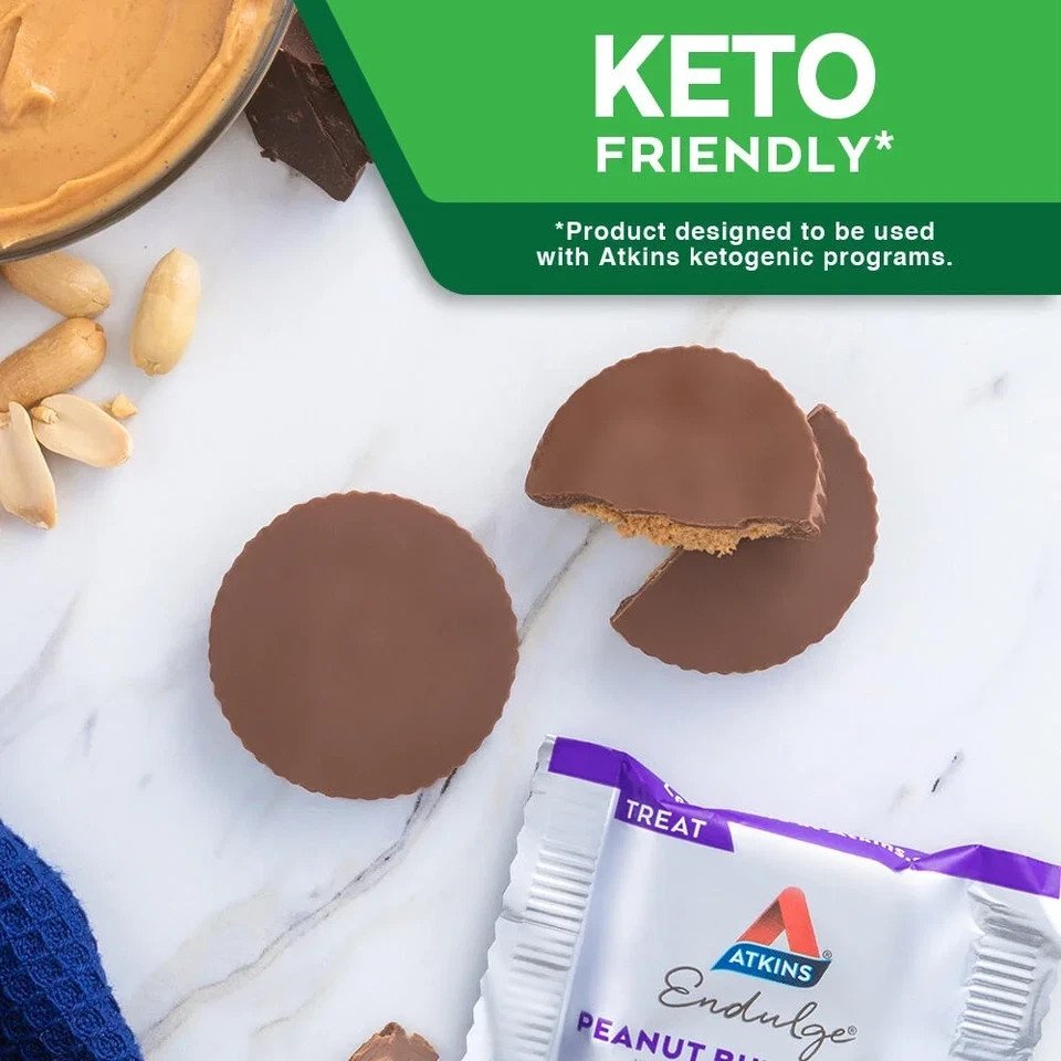 Atkins Endulge Treats, Peanut Butter Cups, Dessert Favorite, Low Carb, Low SUGAR