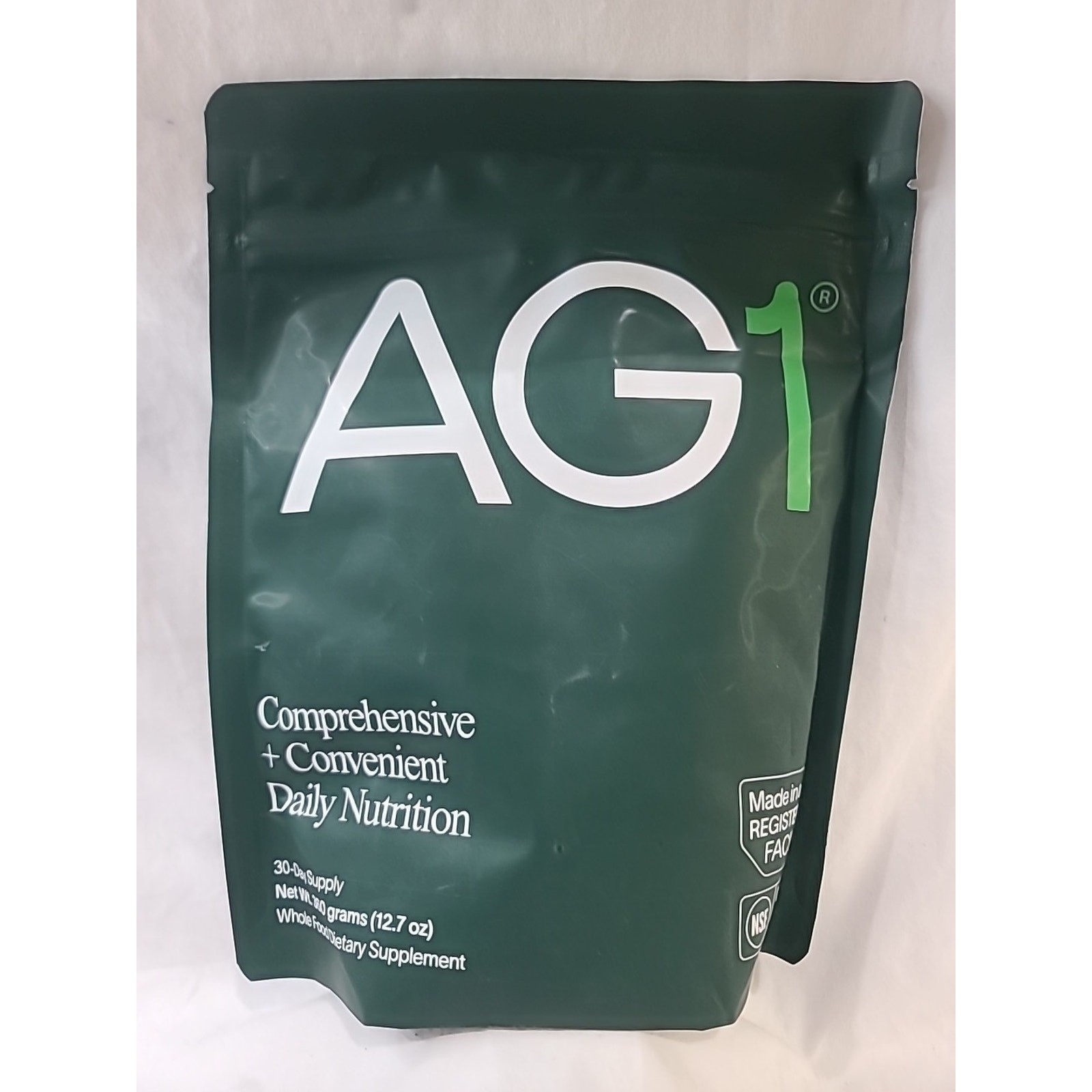 Greens Powder Pouch 12.7oz / 360g 30 Day Supply 1 Bag NEW SEALED