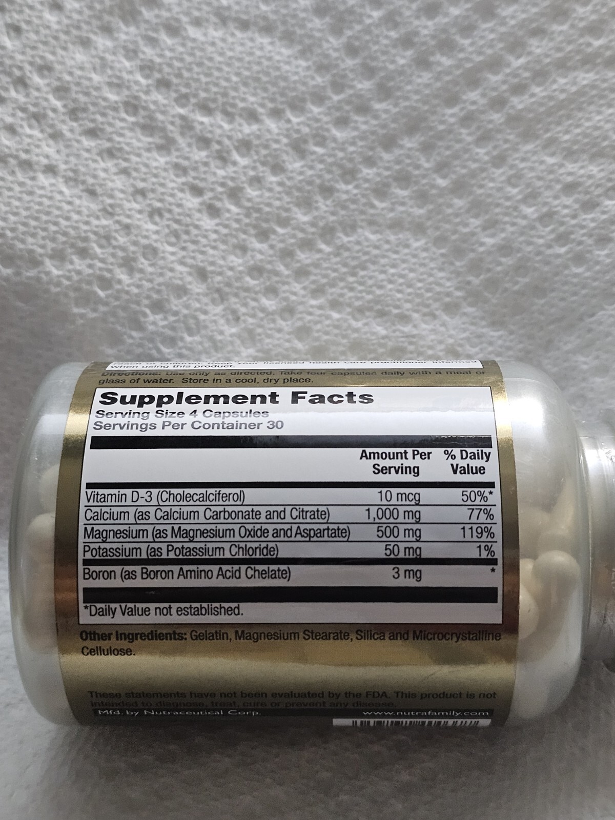 Lifetime Calcium-Magnesium Potassium Vitamin D & Boron