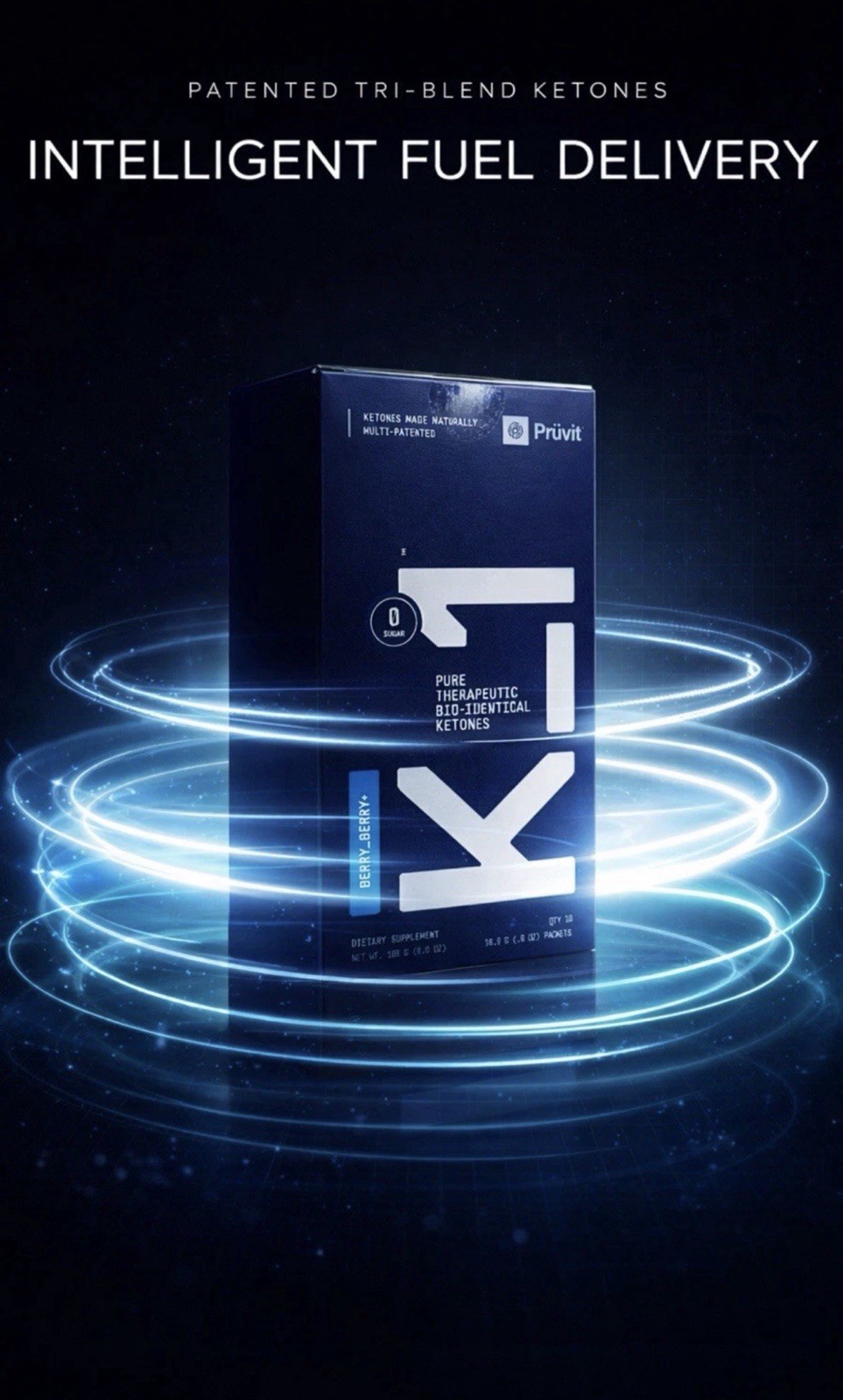 Prüvit Ketones NAT 20 SALE! Packets Charged BERRY BLUE / FREE SHIPP Exp 02/2026