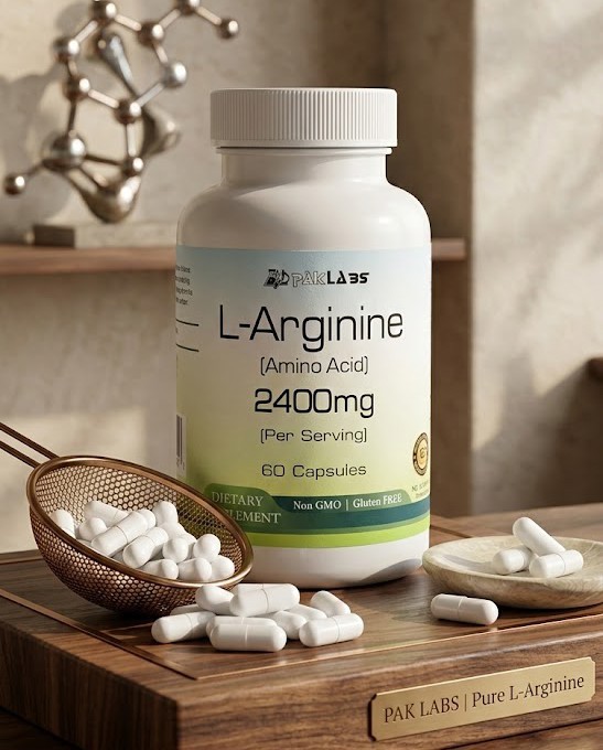 L-Arginine Nitric Oxide Booster Capsules 2400mg Per Serving – Super Potency