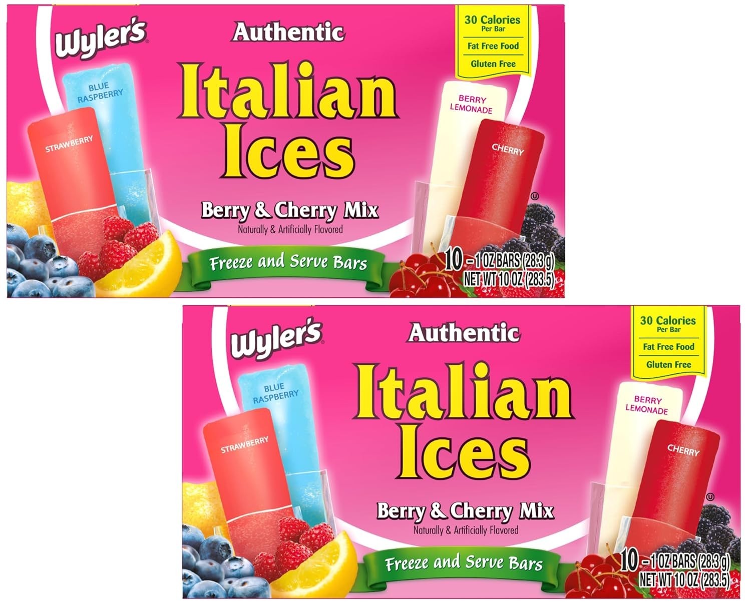 20 Refreshing Wyler’s Berry & Cherry Italian Ices – Perfect Summer Snack