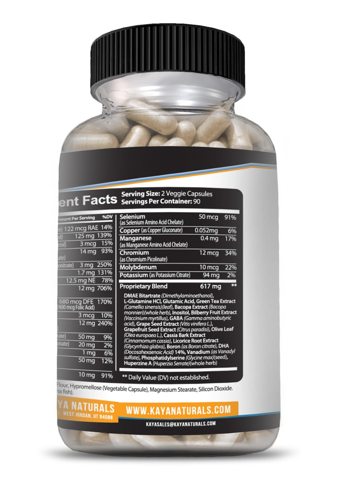 Neuro Brain & Focus 180ct Memory Function Clarity Energy Nootropic