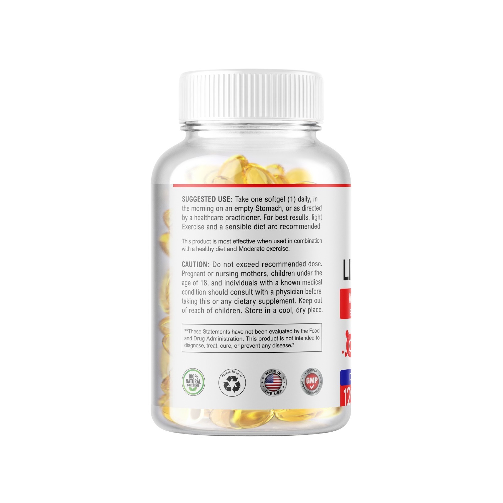 Alpha Lipoic Acid 600mg 360 Softgel with Biotin Optimizer USA Made 2 Bottles