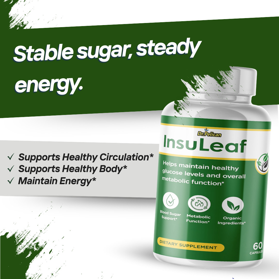 InsuLeaf- Blood Support- 12 Bottles- 720 Capsules
