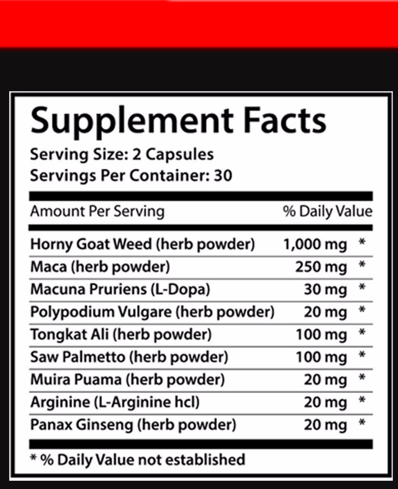 Antioxidant- HORNY GOAT WEED SEXUAL ENHANCEMENT-Age related metabolism 1 Bottle
