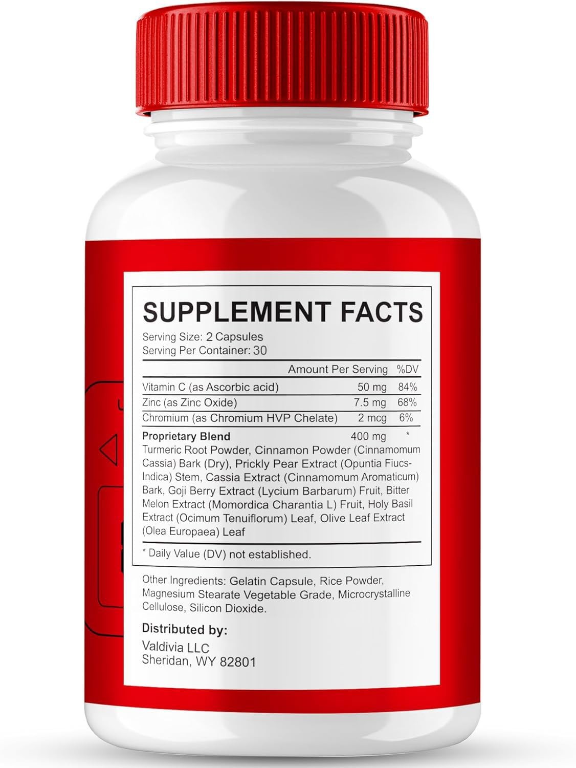 Diatonix Blood Sugar Balance Supplement Capsules Glucose Support 1 Pack 60Ct