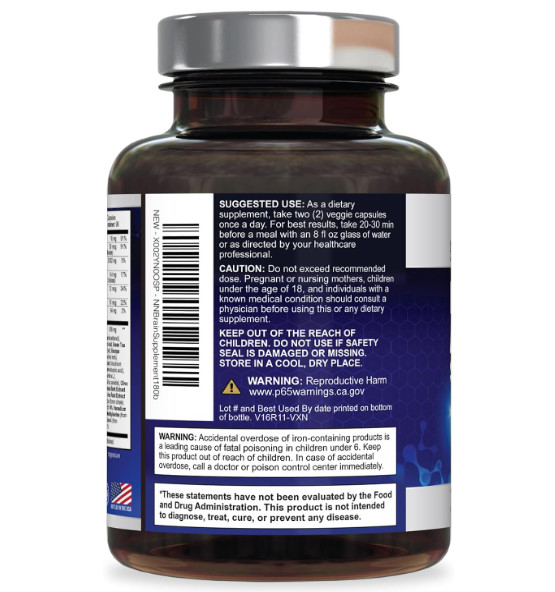Brain Memory Supplement Focus Cognitive Support Mental Clarity Nootropic Formula
