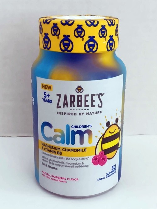 Zarbee’s Children’s Calm ~ 30 Gummies Each Raspberry Flavor-EXP: 09/2026