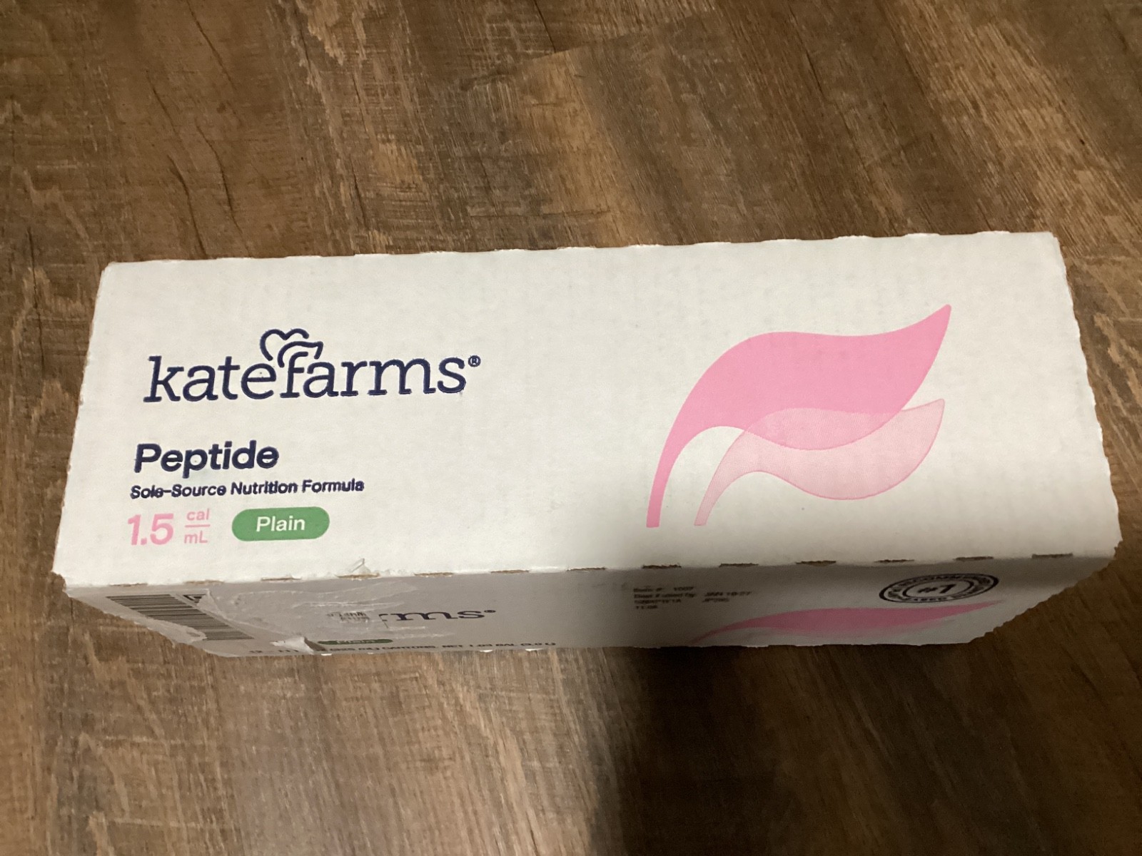 One case of 12 (12cartons) Kate Farms Peptide 1.5 Adult Nutrition Formula Plain