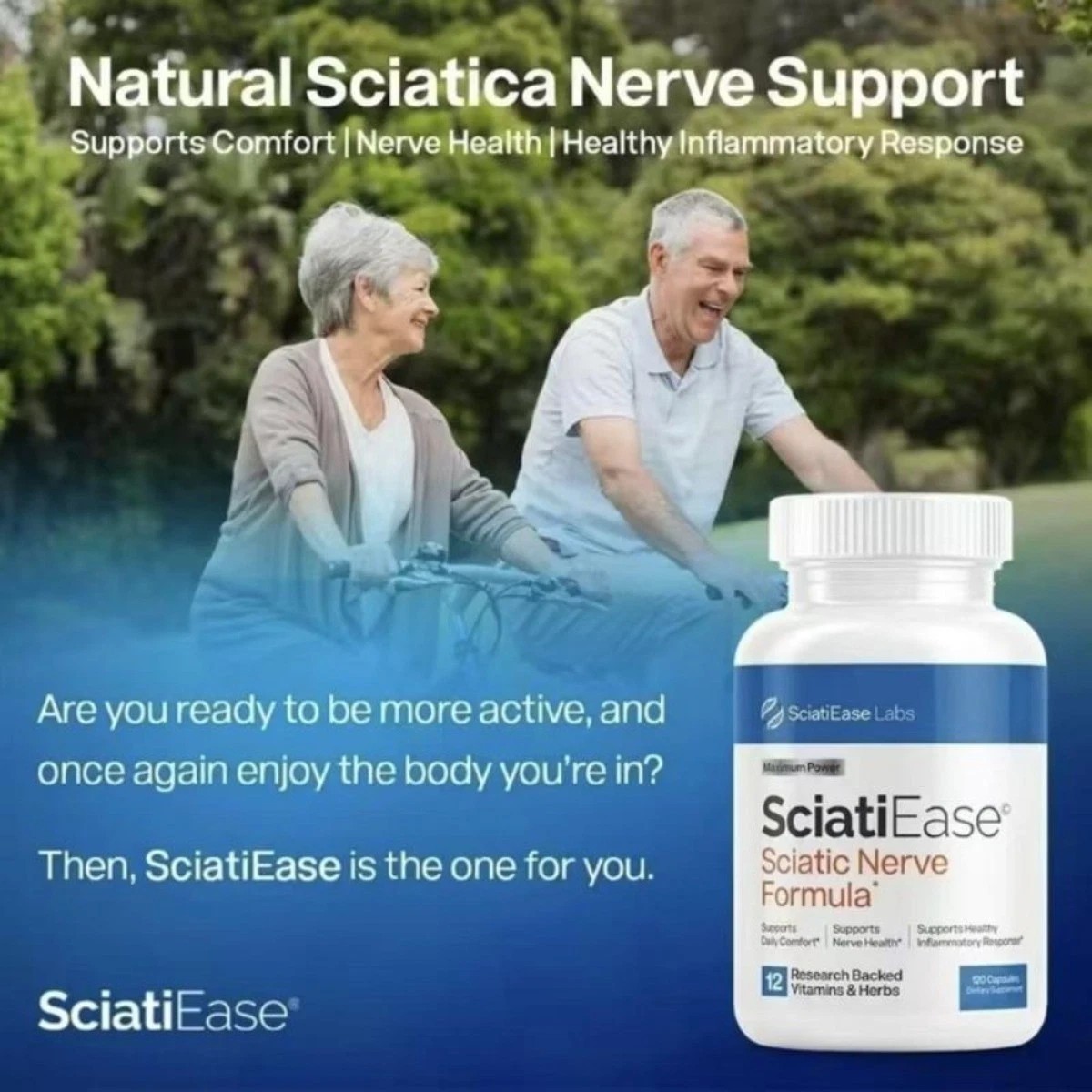 SciatiEase Sciatic Nerve Health Support Supplement – Nerve Support Formula