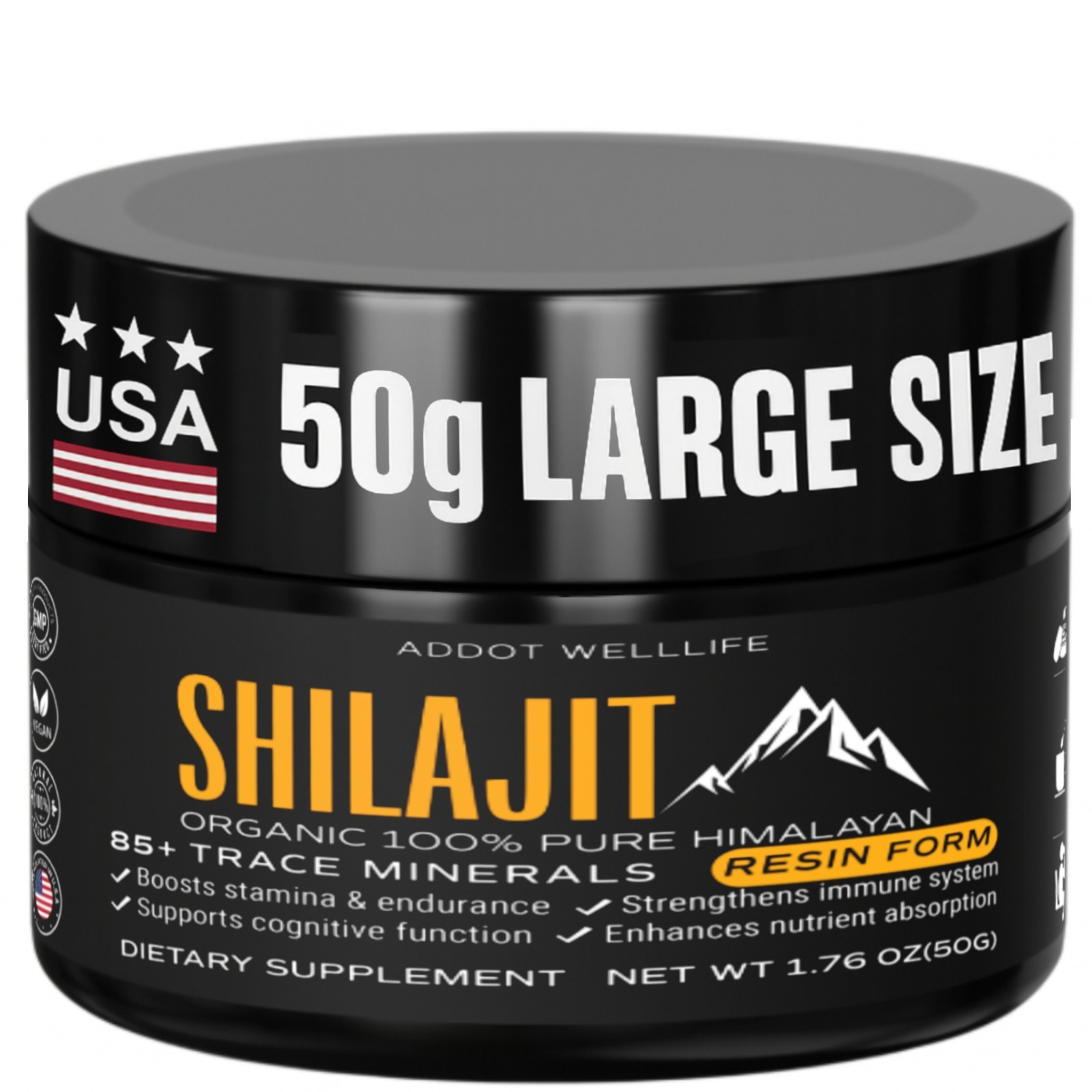 Himalayan Shilajit Paste – Resin Complex 50g – Natural Fulvic Acid Supplement