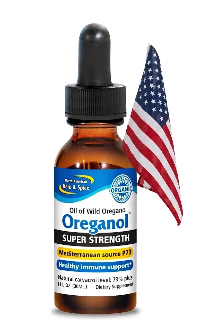 OREGANOL Oil of Oregano P73 SUPER STRENGTH 1 FL Oz North American Herb and Spice