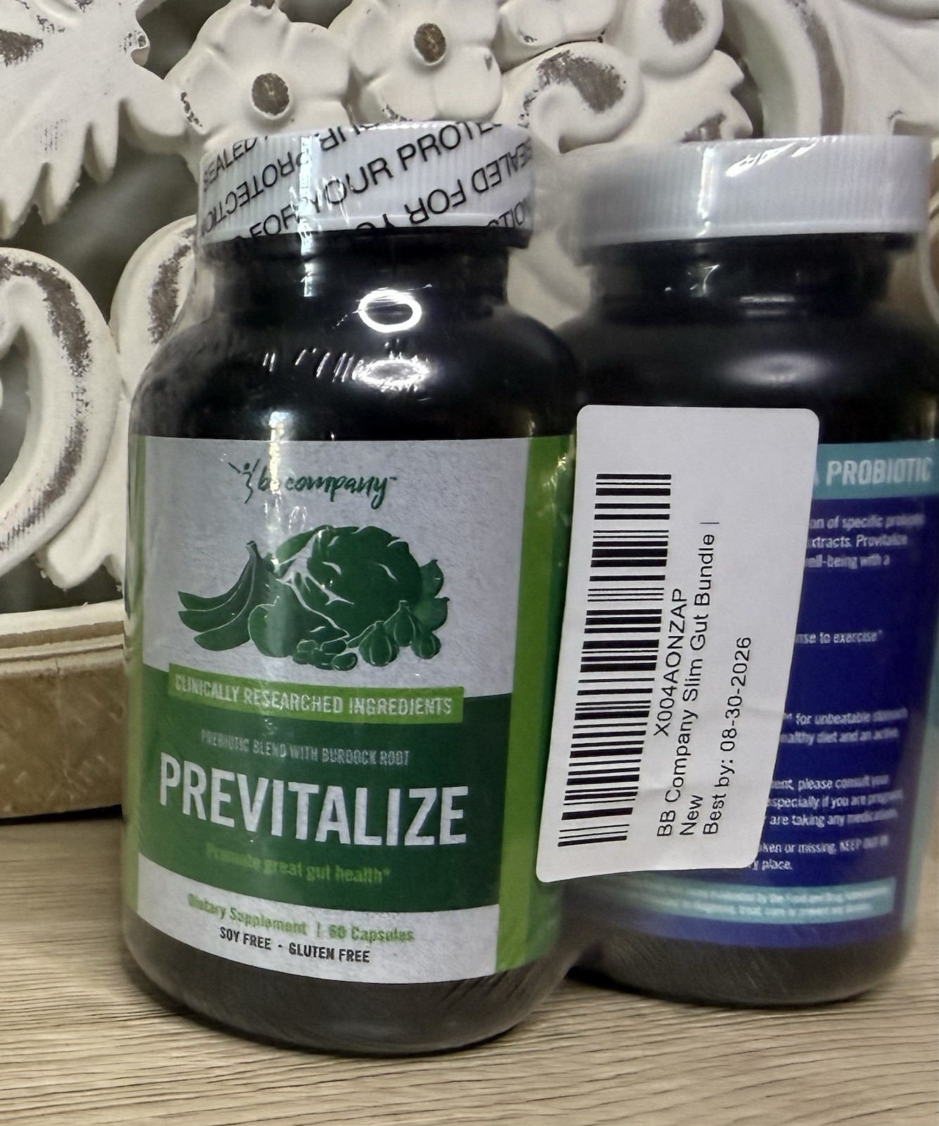 BB Company Previtalize & Provitalize Menopause Relief Slim Gut Bundle – Sealed